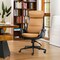 Mid-Century Modern Two-tone color Leatherette Adjustable Swivel High Back Office Chairs